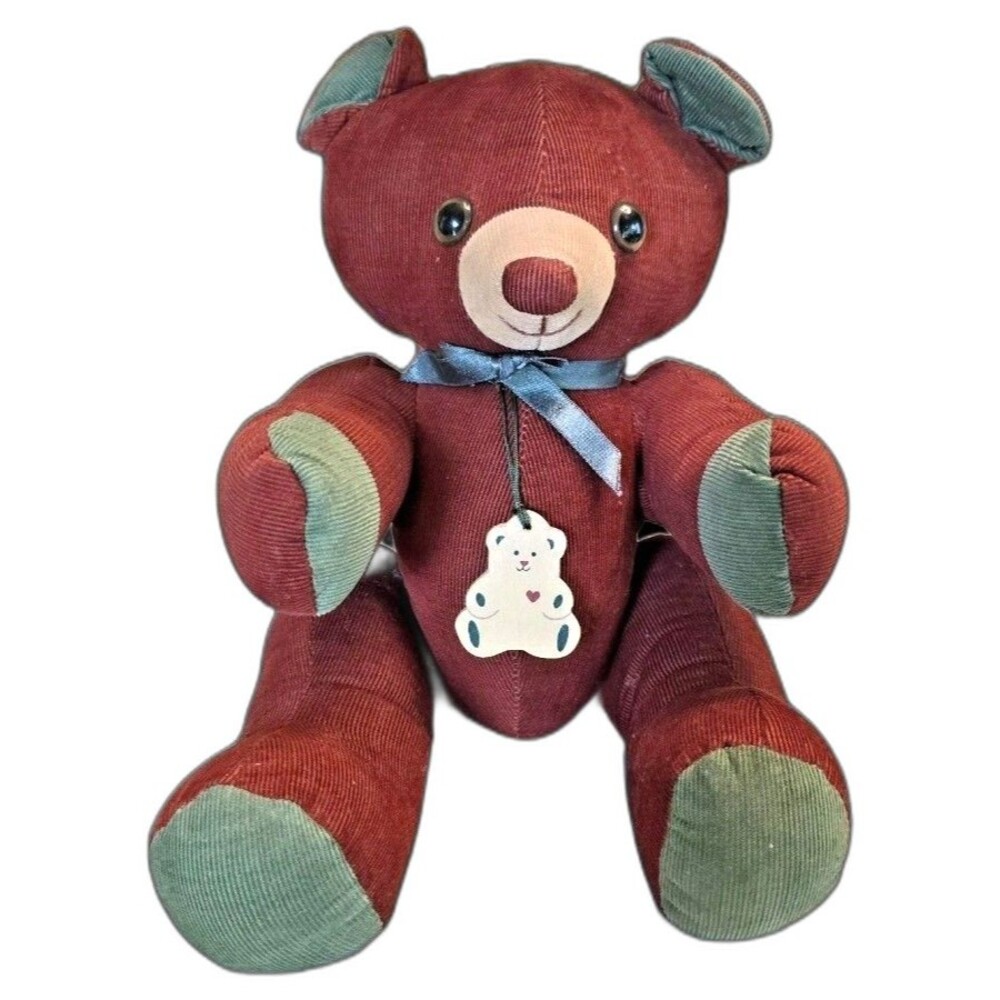 Vintage 1985 Corduroy Teddy Bear Graphics International Hallmark  9" Korea S5006
